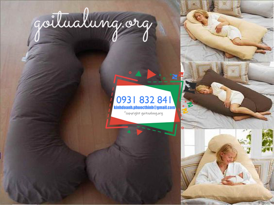 Gối chữ J cho bà bầu đa năng, tiện dụng