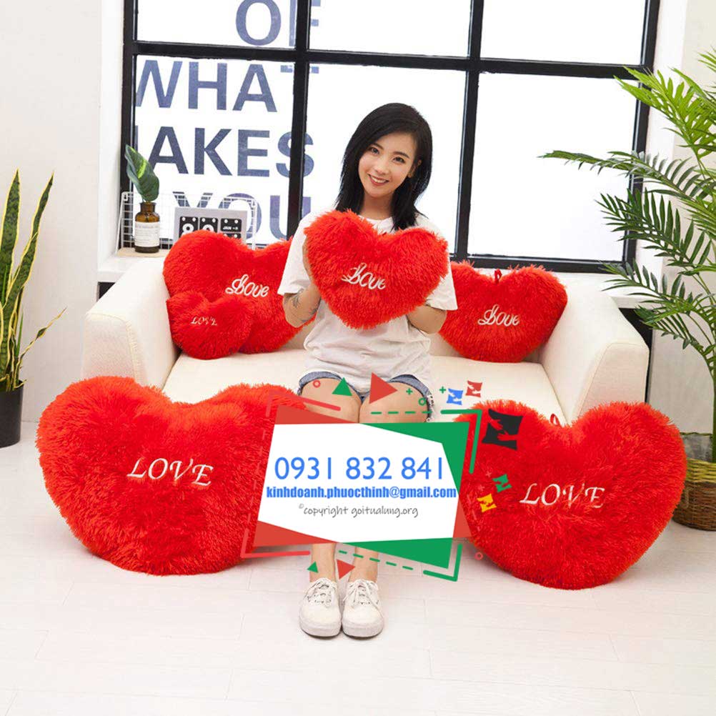 Gối in thêu logo theo yêu cầu